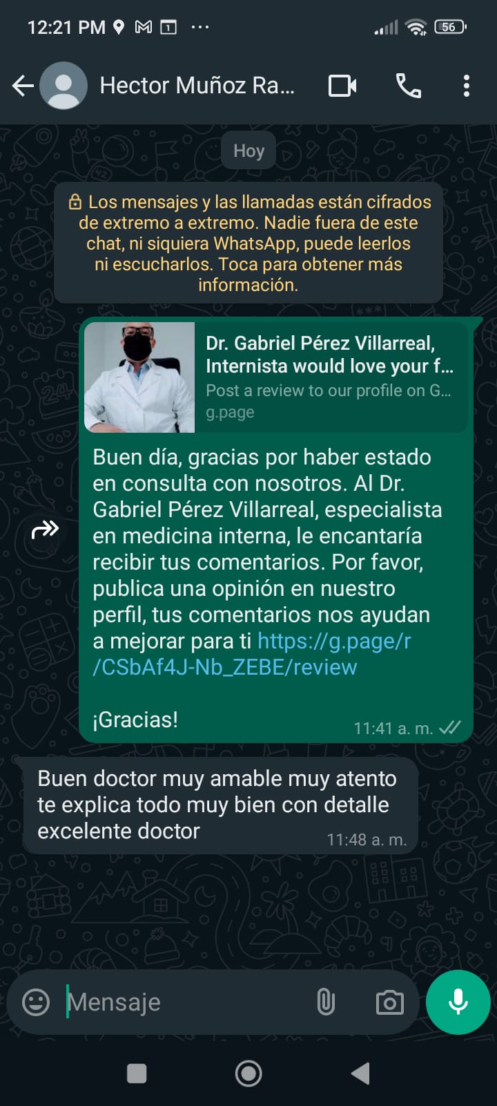 Testimonio de Pedro Sánchez